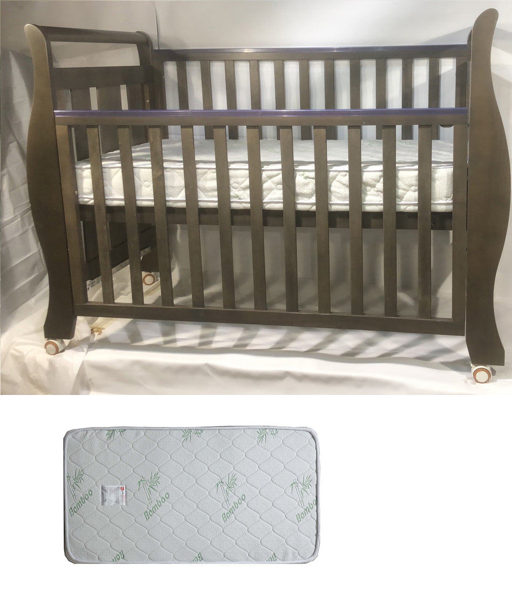 Babyworth Sleigh Cot  with Mattress - Babyworth