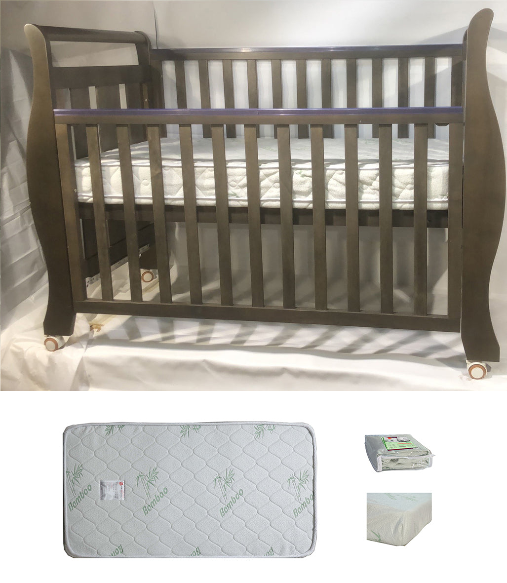 Babyworth Sleigh Cot  with Mattress - Babyworth