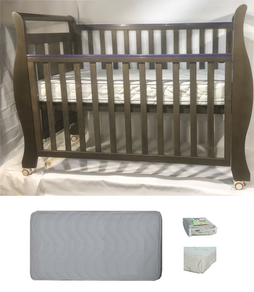 Babyworth Sleigh Cot  with Mattress - Babyworth