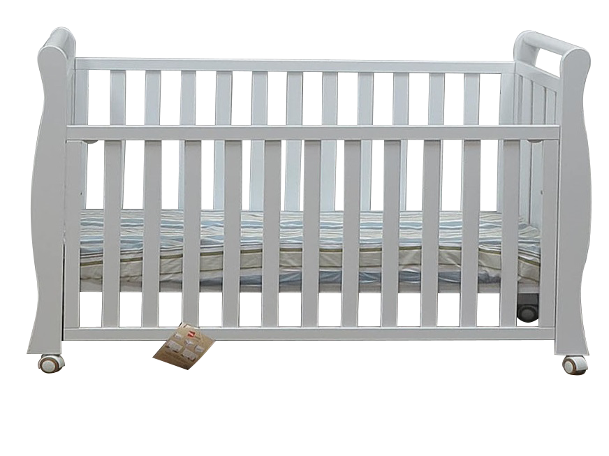 Babyworth Sleigh Cot  with Mattress - Babyworth