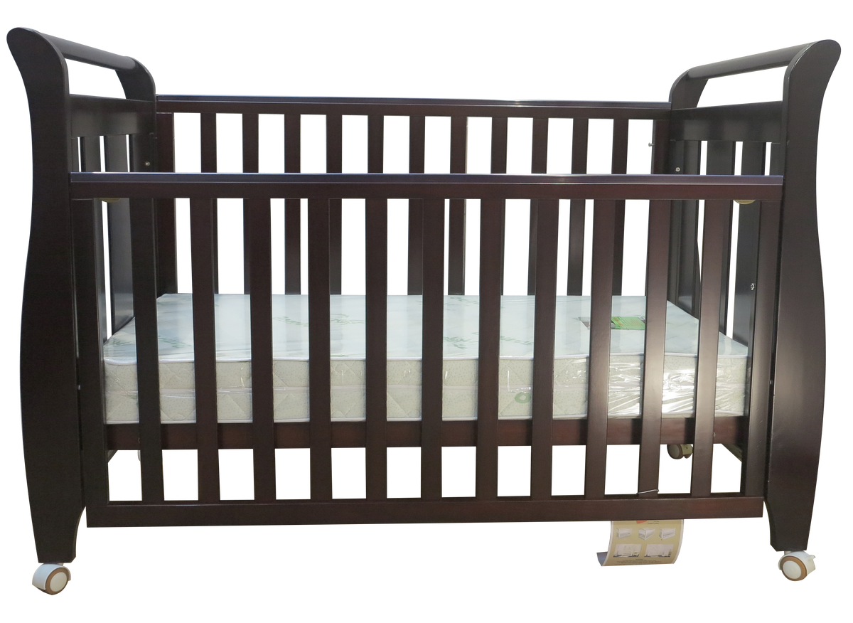 Babyworth Urban Sleigh Cot+Change Table+Chest With Changing Top Option With Mattress - Babyworth