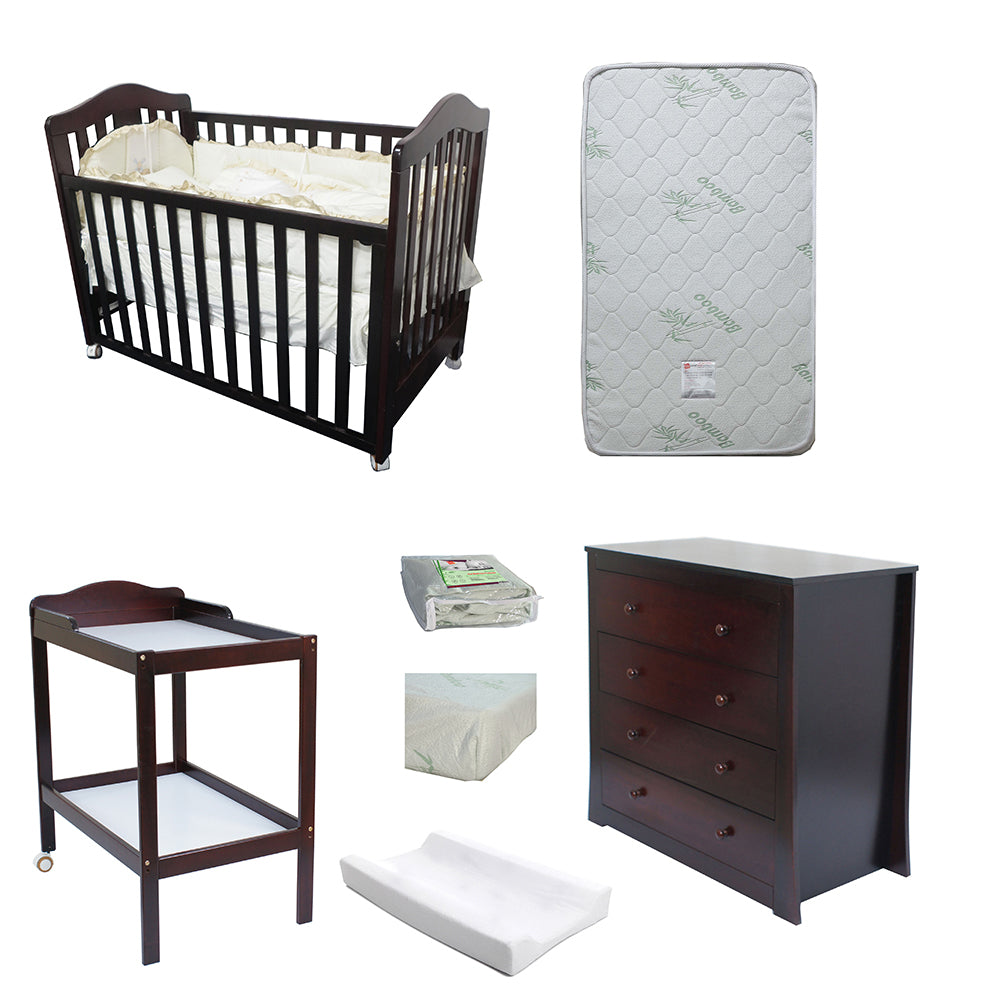 Babyworth Classic Cot Change Table Chest Package - Babyworth