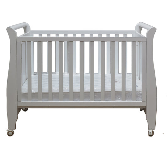 Babyworth  B4 Urban Sleigh Cot & Mattress - Babyworth