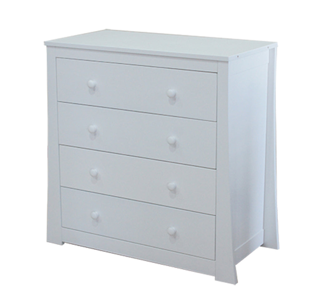 Babyworth Urban Sleigh Cot With Drawer+Chest +Change Table+Optioned With Mattress - Babyworth