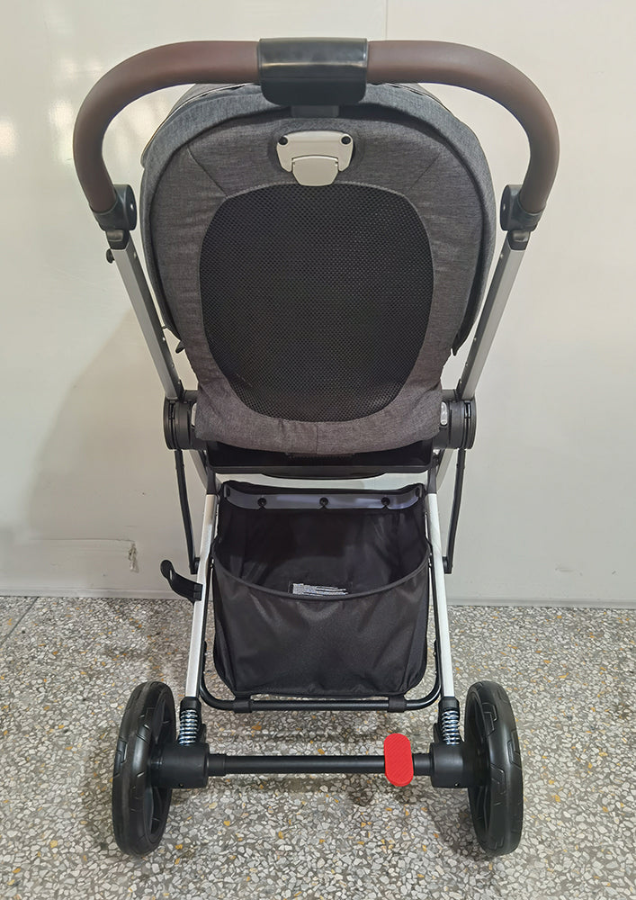 Babyworth Royal Sleigh Cot with Drawer & Change Table & Chest & Robe & Net With Stand &Mother's Choice Car Seat & Luxi Pram Option With Mattress - Babyworth