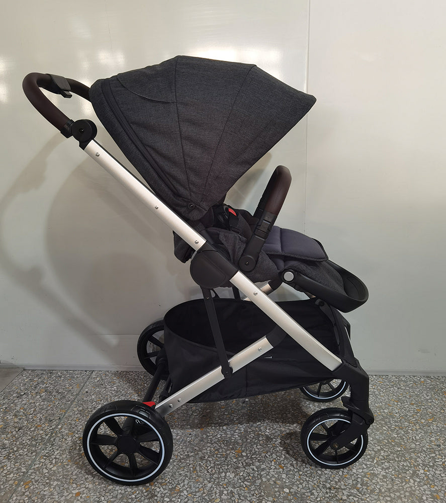 Babyworth Royal Sleigh Cot with Drawer & Change Table & Chest & Robe & Net With Stand &Mother's Choice Car Seat & Luxi Pram Option With Mattress - Babyworth