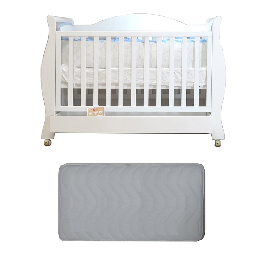 Babyworth Royal Sleigh Cot Change Table Chest Robe - Babyworth