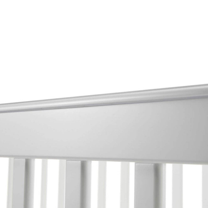 Grotime   Pearl 4-in-1 cot  Baby Bed with Mattress and Change Table & Chest White Package - Babyworth