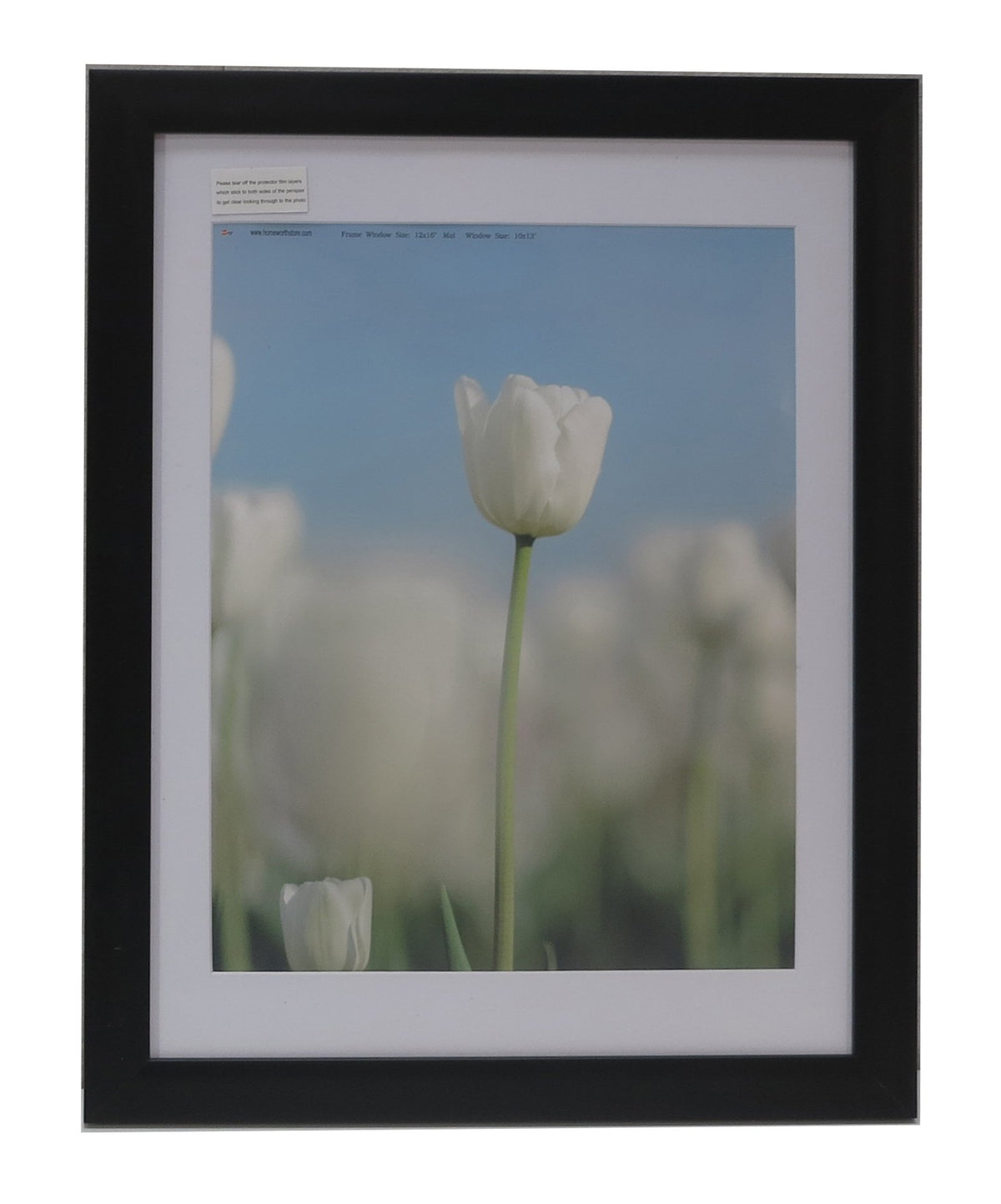 Homeworth  Picture Frames Certificate Frames Black White Timber Color - Babyworth