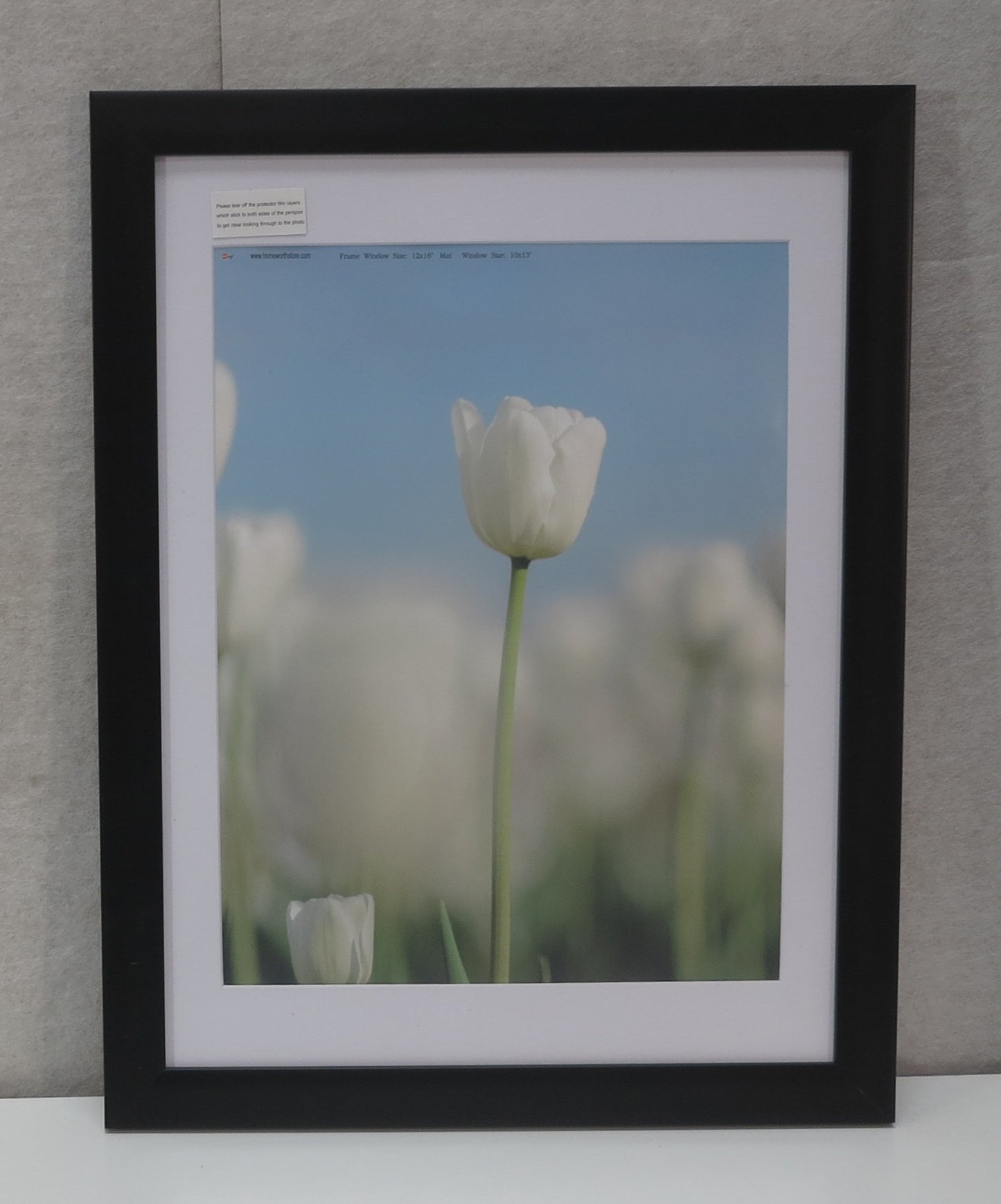Homeworth  Picture Frames Certificate Frames Black White Timber Color - Babyworth
