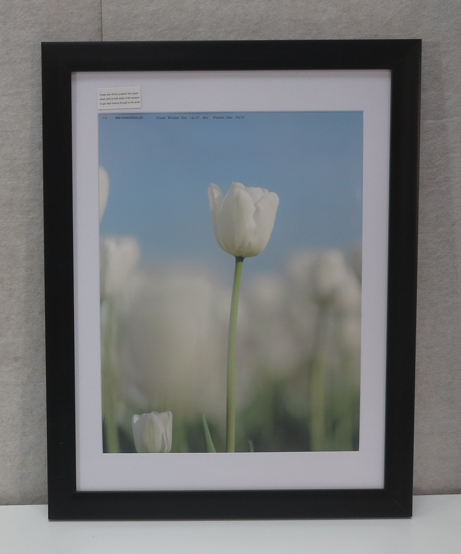 Homeworth  Picture Frames Certificate Frames Black White Timber Color - Babyworth