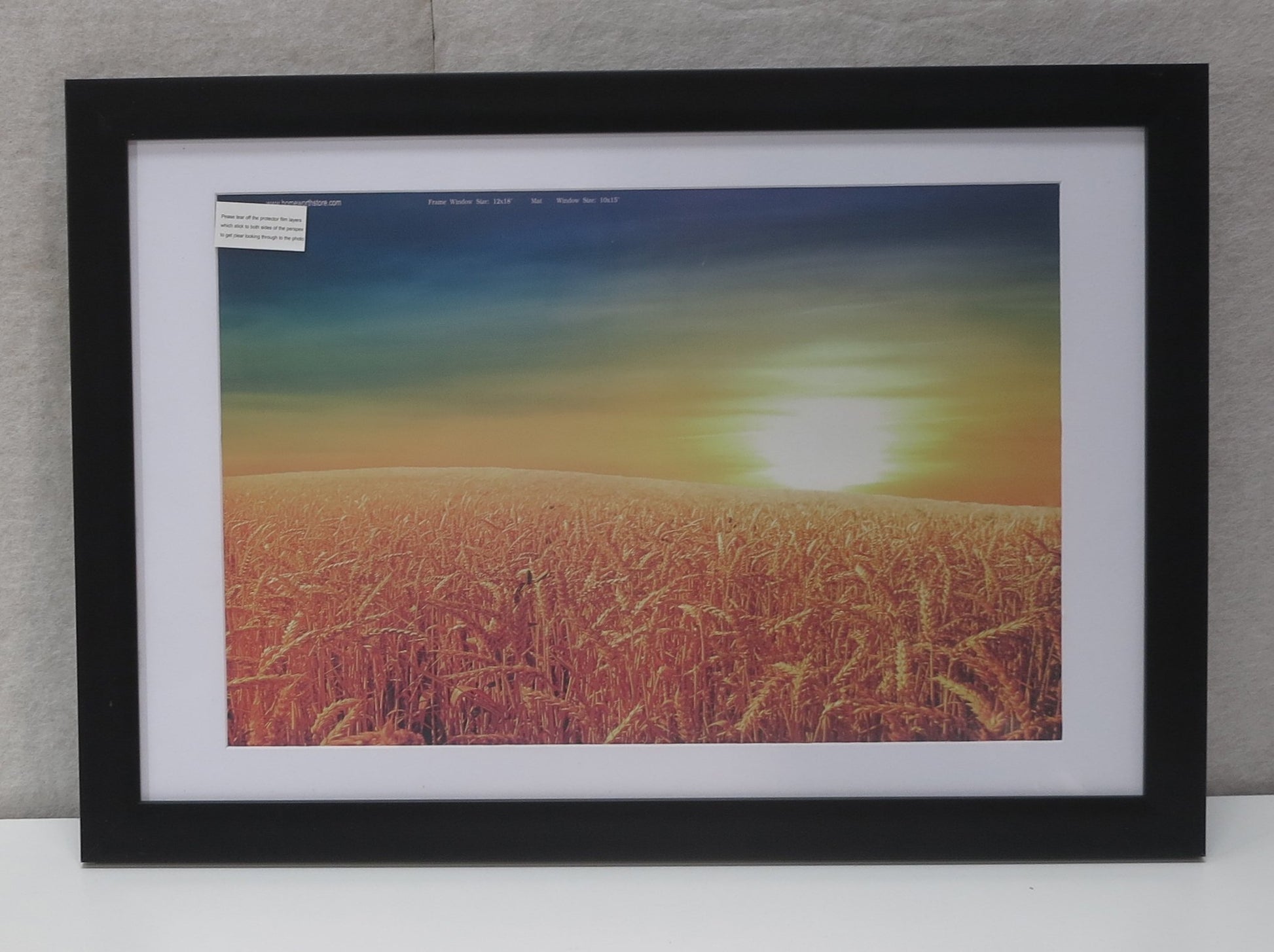 Homeworth  Picture Frames Certificate Frames Black White Timber Color - Babyworth