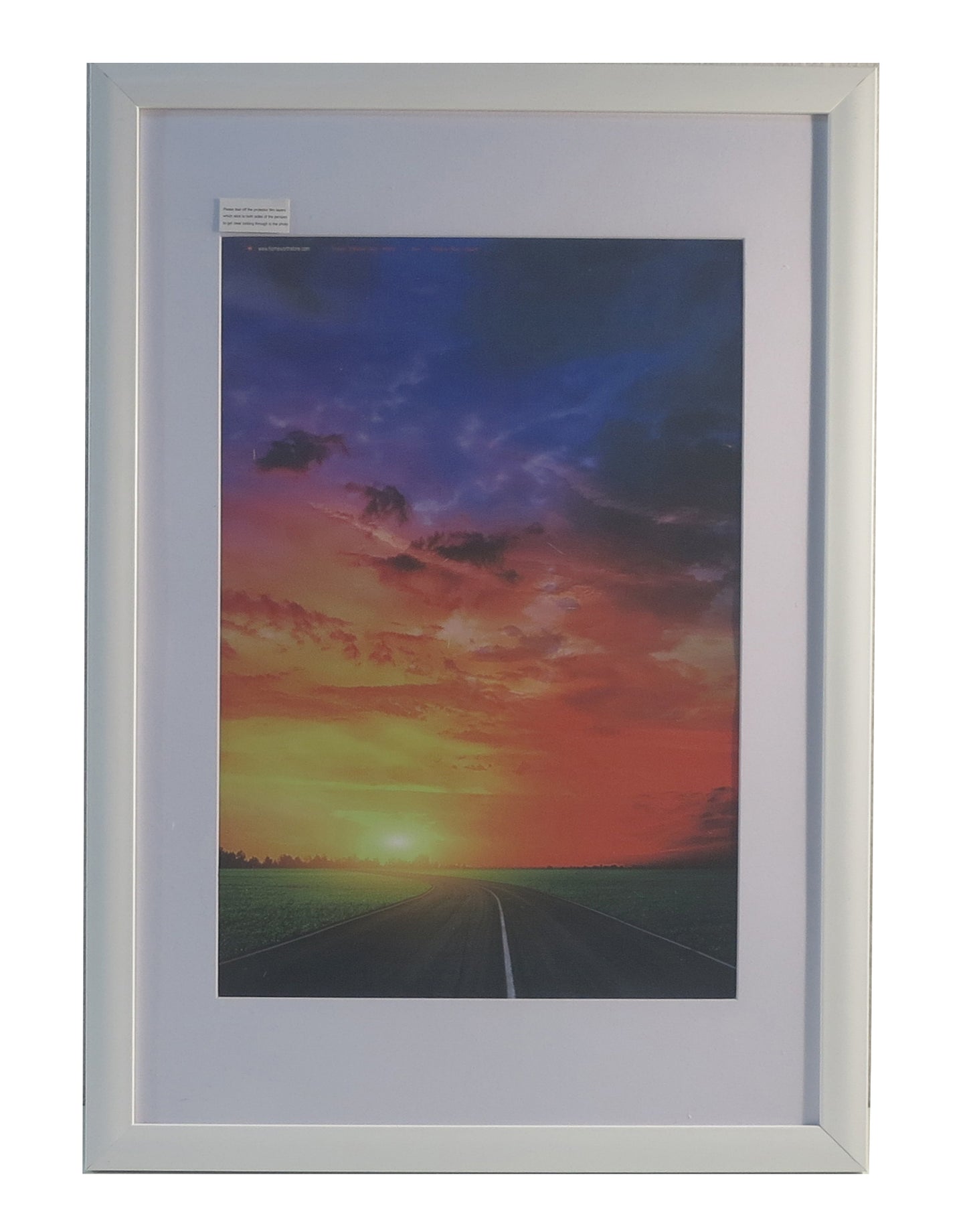 Homeworth  Picture Frames Certificate Frames Black White Timber Color - Babyworth