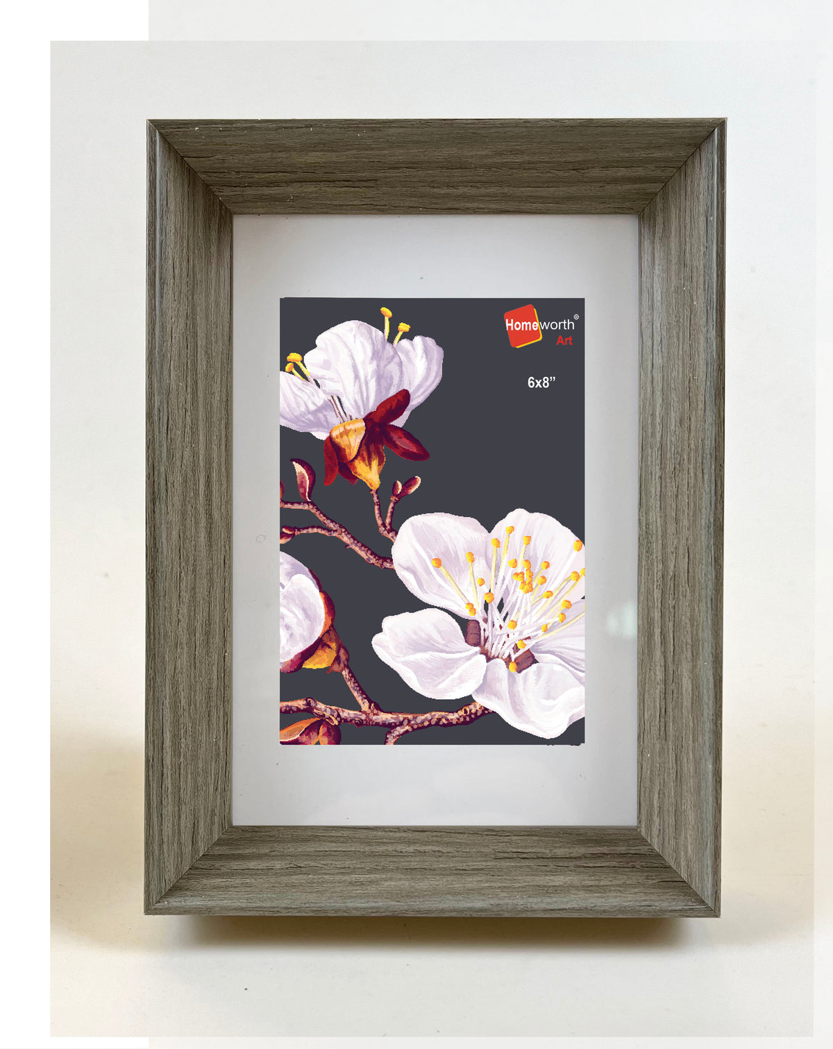 Homeworth Angled Picture Frame For Photo Series Sizes - Babyworth