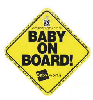 Babyworth Baby On Board Sign - Babyworth
