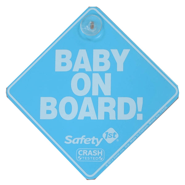 SAFETY 1ST BABY ON BOARD CARD BLUE - Babyworth