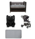 Babyworth Pioneer Cot  With Drawer, Mattress, Infasecure Serene Car Seat and Luxi Pram Package - Babyworth
