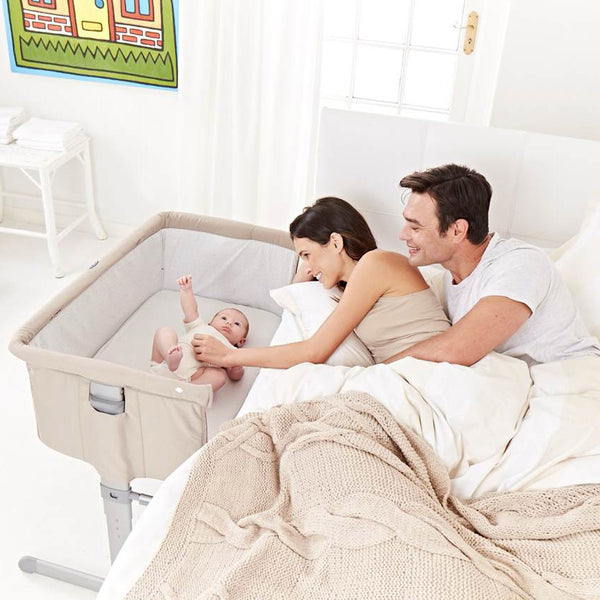Chicco Next2Me Dream, Grey  Side-Sleeping Crib, Adjustable Height, inc.  Mattress and Travel Bag : : Baby Products