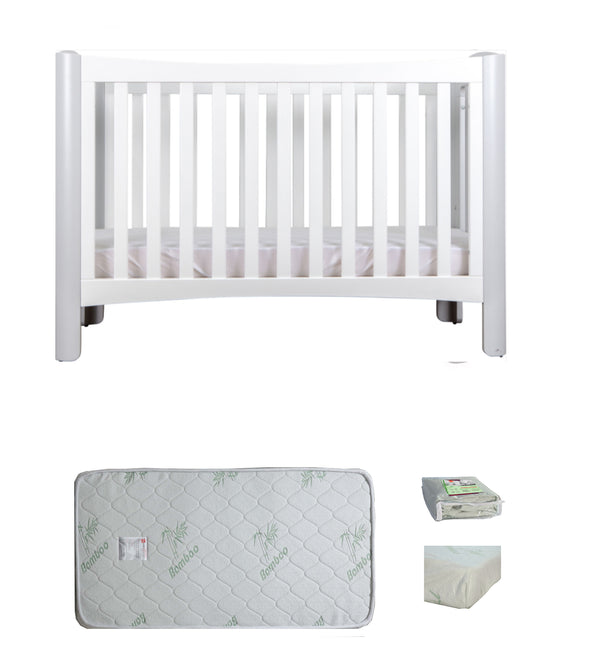 Grotime    Helsinki  Cot  Baby Bed with Mattress - Babyworth