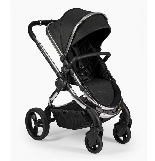 ICANDY PEACH 2020 PRAM IN BLACK TWILL - Babyworth