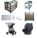 Babyworth Classic Cot+Change Table+Chest+Mother's Choice Adore Car Seat+Valco Baby Snap Ultra Pram+Mattress Package - Babyworth
