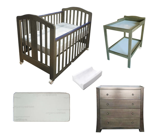 Babyworth Classic Cot+Mattress +Chest  Package - Babyworth