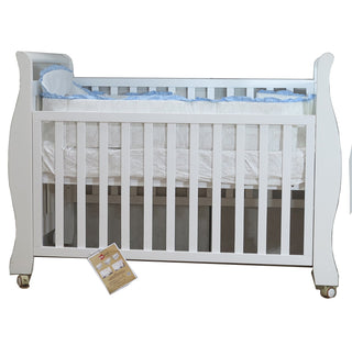 Babyworth Sleigh Cot  with Mattress - Babyworth