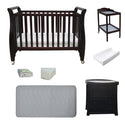 Babyworth Urban Sleigh Cot+Change Table+Chest With Changing Top Option With Mattress - Babyworth