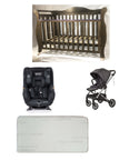 Babyworth Imperial Sleigh Cot With Drawer+Maxi Cosi Vita Car Seat+Luxi Pram Package