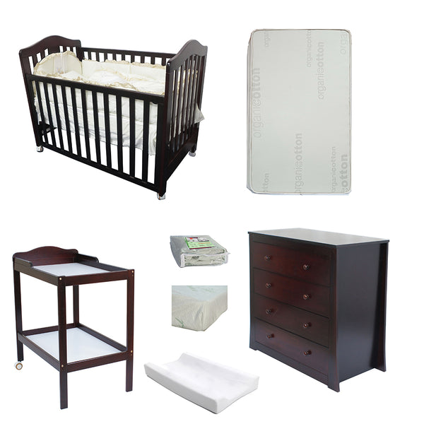 Babyworth Classic Cot Change Table Chest Package - Babyworth