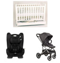 The Babyworth 1000 Package: Classic Cot (With Drawer), Mattress, Car Seat and Pram - Babyworth