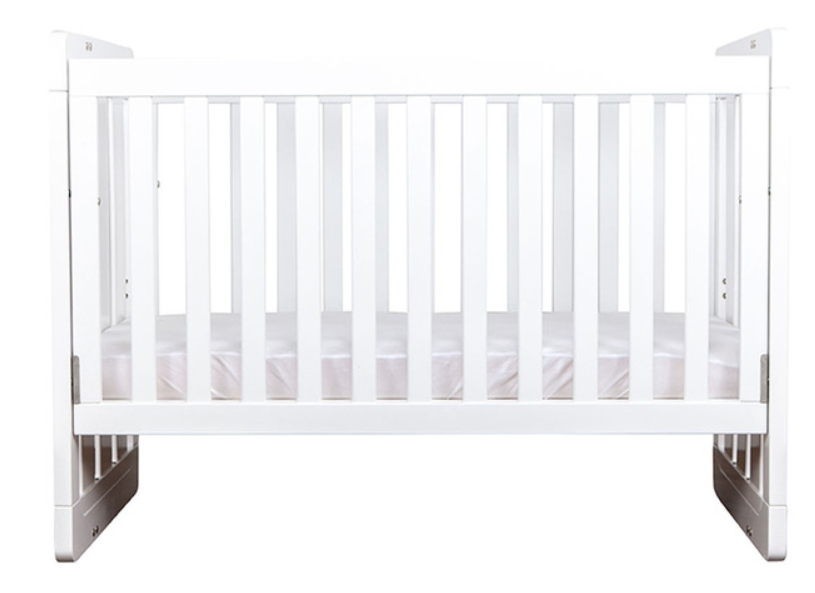 Grotime Rollover Trend Cot White Baby Bed with Mattress Babyworth