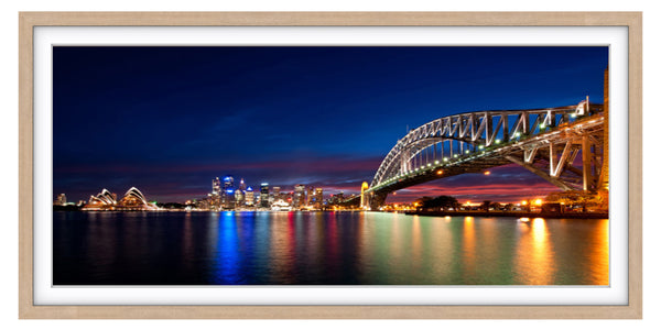 Sydney Bridge Artworks for Print/Poster, Framed Print, Stretched Canvas, Stretched Canvas With Float Frame - Babyworth
