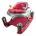 Baby Fuchsia Pink Car 2-in-1 Baby Walker & Rocker - Babyworth